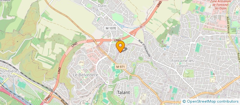 localisation de l'entreprise SCI SERVONNET à DIJON