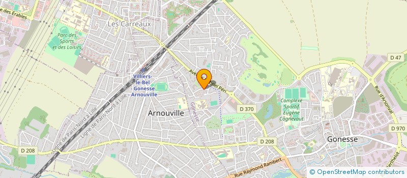 localisation de l'entreprise SCI SERWAN  GONESSE