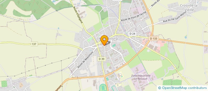 localisation de l'entreprise SCI SERY BONNEL  LE NEUBOURG