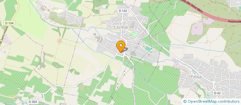 localisation de l'entreprise SCI SES à CAZILHAC