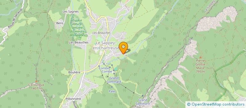 localisation de l'entreprise SCI SES3  LE SAPPEY-EN-CHARTREUSE