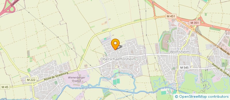 localisation de l'entreprise SCI SESAM STRAAT  OBERSCHAEFFOLSHEIM