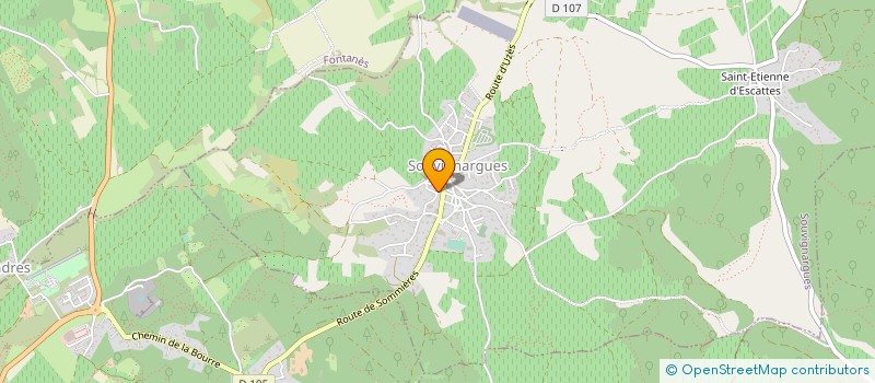 localisation de l'entreprise SCI SESAME  SOUVIGNARGUES