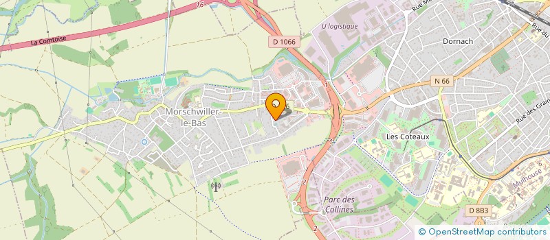 localisation de l'entreprise SCI SESAME  MORSCHWILLER-LE-BAS