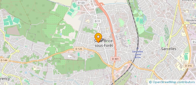 localisation de l'entreprise SCI SESAR à SAINT-BRICE-SOUS-FORET