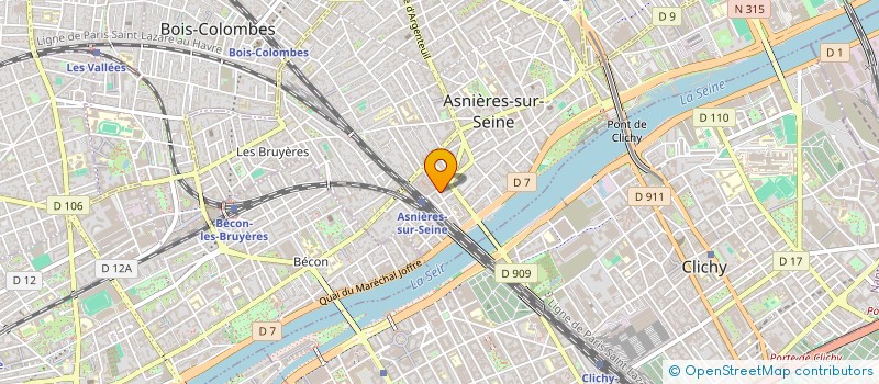 localisation de l'entreprise SCI SESQUEZ à ASNIERES-SUR-SEINE