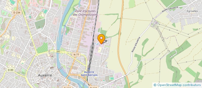 localisation de l'entreprise SCI SESSA à AUXERRE