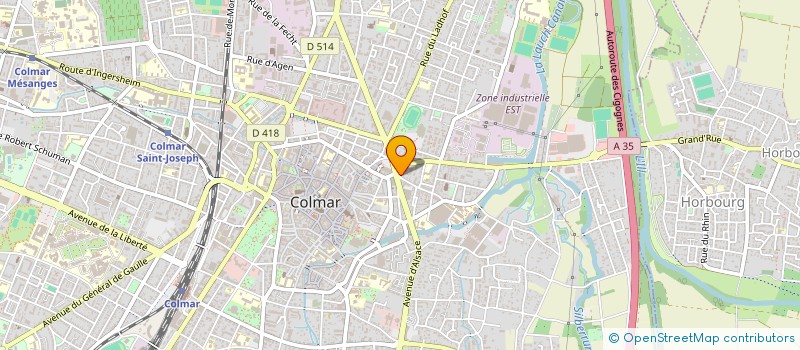 localisation de l'entreprise SCI SESSA  COLMAR