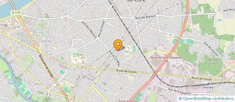 localisation de l'entreprise SCI SESSA CILENTO à SAINT-SEBASTIEN-SUR-LOIRE