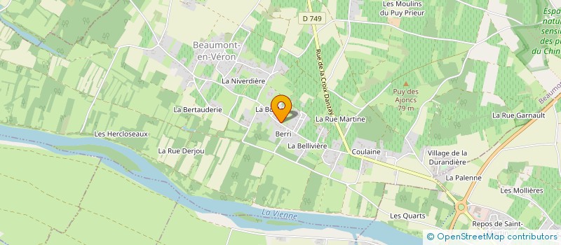 localisation de l'entreprise SCI SESTENCE  BEAUMONT-EN-VERON