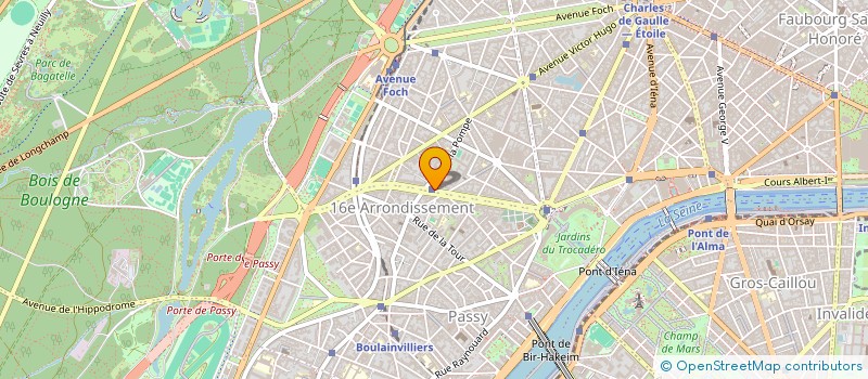 localisation de l'entreprise SCI SESTRI  PARIS