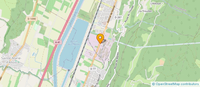 localisation de l'entreprise SCI SETA INVEST  LE CHEYLAS