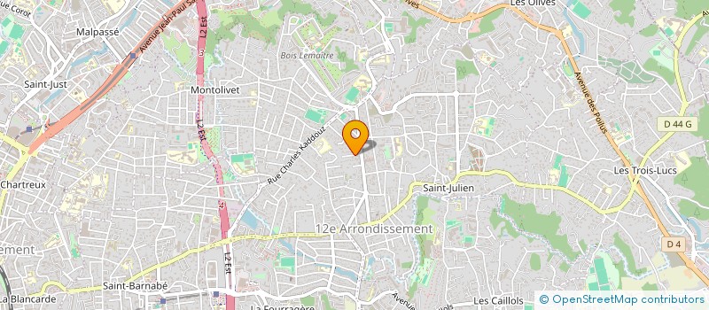 localisation de l'entreprise SCI SETADI à MARSEILLE