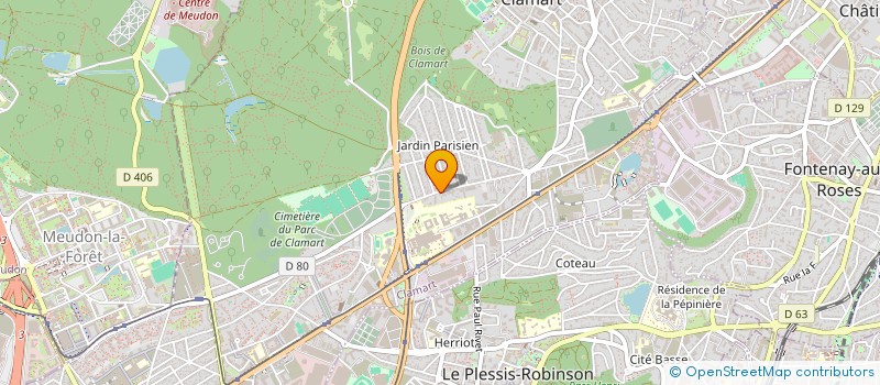 localisation de l'entreprise SCI SETARIS à CLAMART