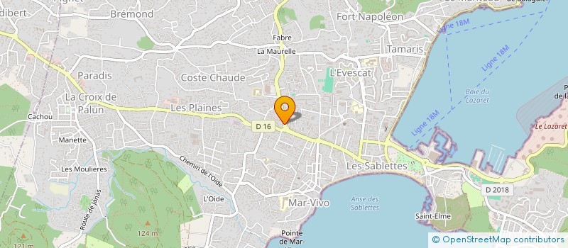 localisation de l'entreprise SCI SETAZUR à LA SEYNE-SUR-MER