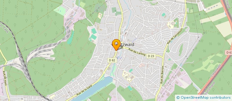 localisation de l'entreprise SCI SETERYAN  CREUTZWALD