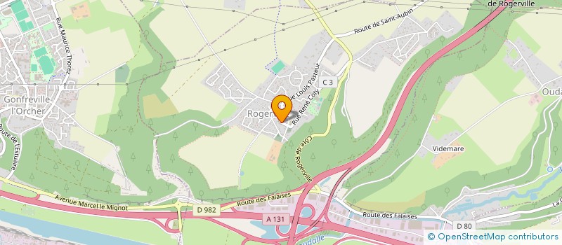 localisation de l'entreprise SCI SETINI  ROGERVILLE