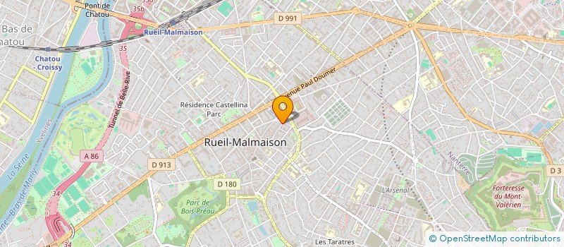 localisation de l'entreprise SCI SETIVLA à RUEIL-MALMAISON