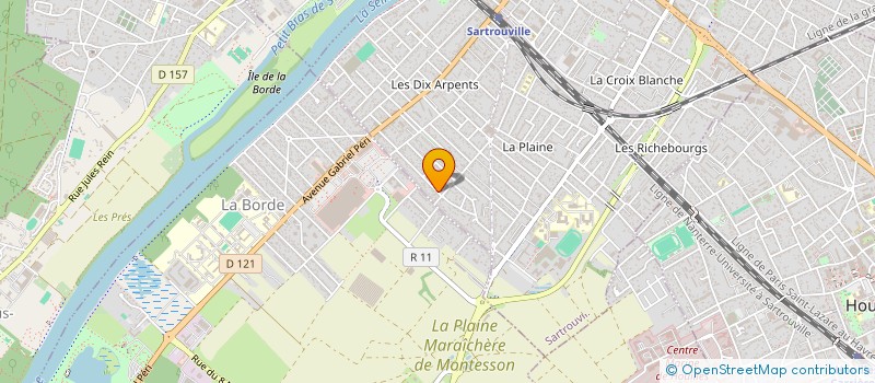 localisation de l'entreprise SCI SETRA SANTE  SARTROUVILLE