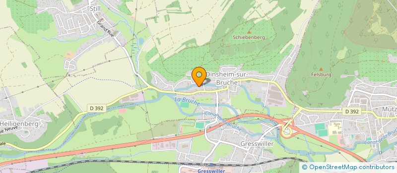 localisation de l'entreprise SCI SETZ  DINSHEIM-SUR-BRUCHE