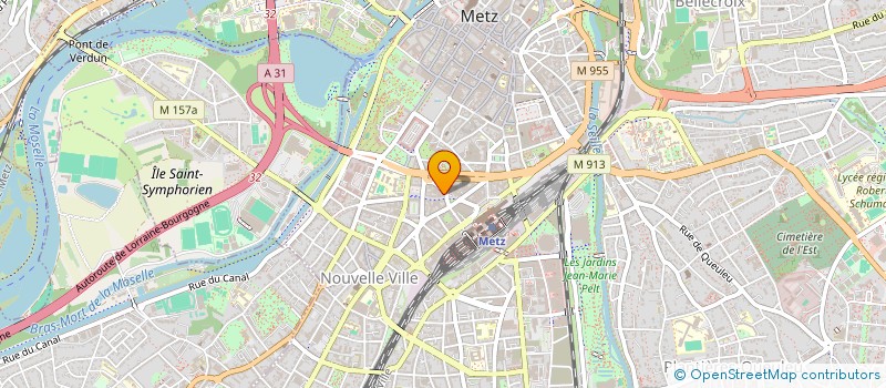 localisation de l'entreprise SCI SEULE ETOILE  METZ