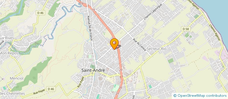 localisation de l'entreprise SCI SEUNTAC à SAINT-ANDRE