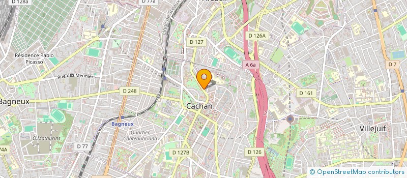 localisation de l'entreprise SCI SEUROVA  CACHAN