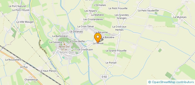 localisation de l'entreprise SCI SEURT  MONT-DOL