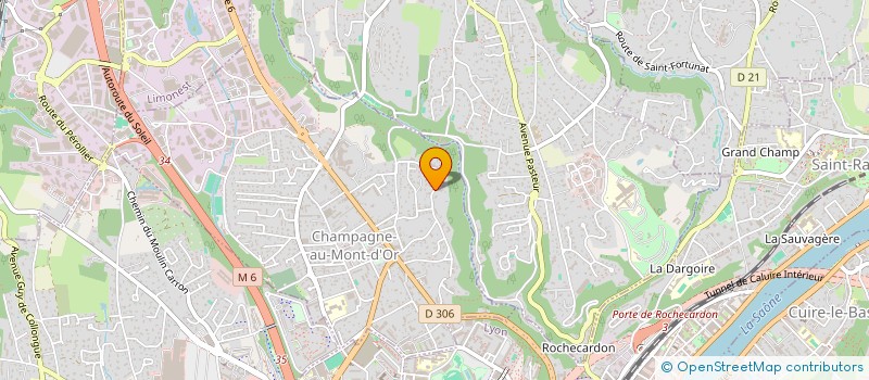 localisation de l'entreprise SCI SEV AND CO  CHAMPAGNE-AU-MONT-D'OR