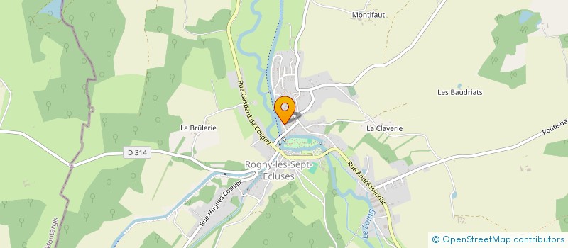 localisation de l'entreprise SCI SEV INVEST  ROGNY-LES-SEPT-ECLUSES