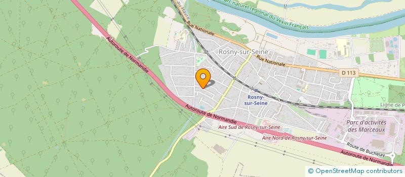 localisation de l'entreprise SCI SEV2DI  ROSNY-SUR-SEINE