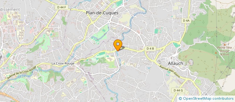 localisation de l'entreprise SCI SEVA1  ALLAUCH