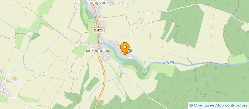 localisation de l'entreprise SCI SEVADA  LE TREMBLOIS