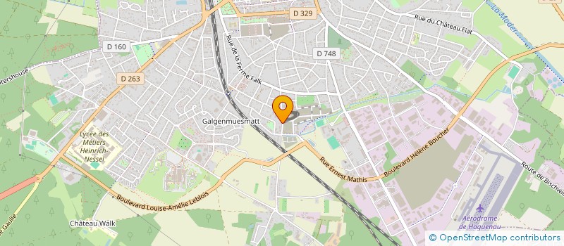 localisation de l'entreprise SCI SEVAKAU  HAGUENAU