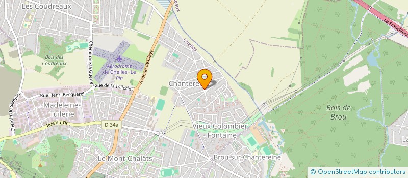 localisation de l'entreprise SCI SEVALEX  CHELLES