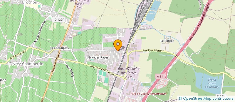 localisation de l'entreprise SCI SEVAN  GEVREY-CHAMBERTIN