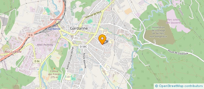 localisation de l'entreprise SCI SEVAN à GARDANNE