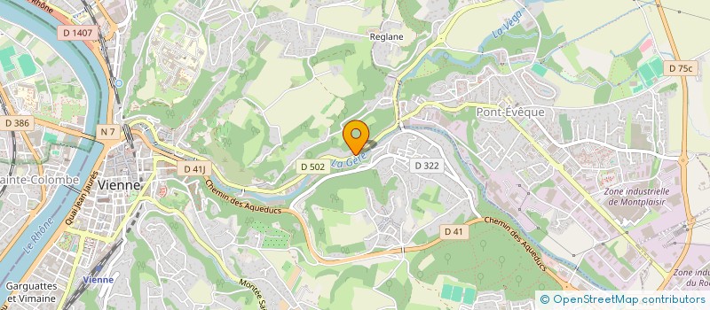 localisation de l'entreprise SCI SEVANIG  VIENNE