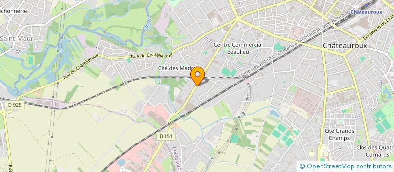 localisation de l'entreprise SCI SEVANT à CHATEAUROUX