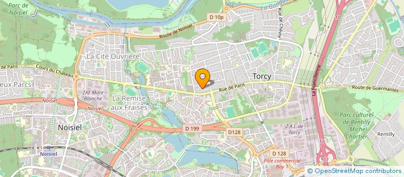 localisation de l'entreprise SCI SEVANTHI  TORCY