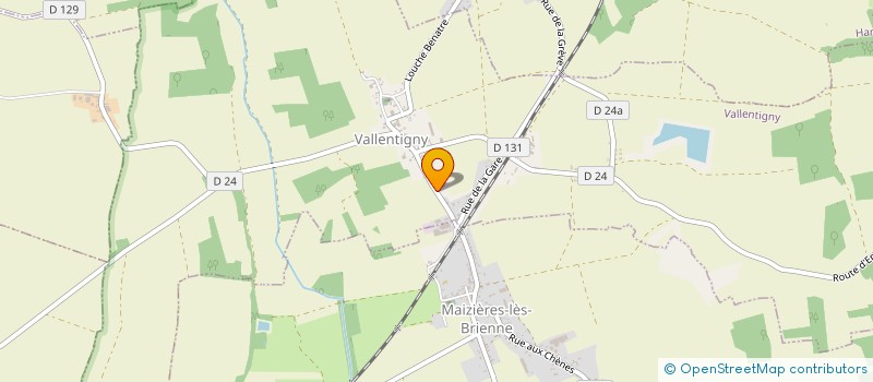 localisation de l'entreprise SCI SEVARMAT  VALLENTIGNY