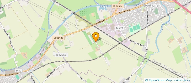 localisation de l'entreprise SCI SEVAROLEMA  ERQUINGHEM-LYS