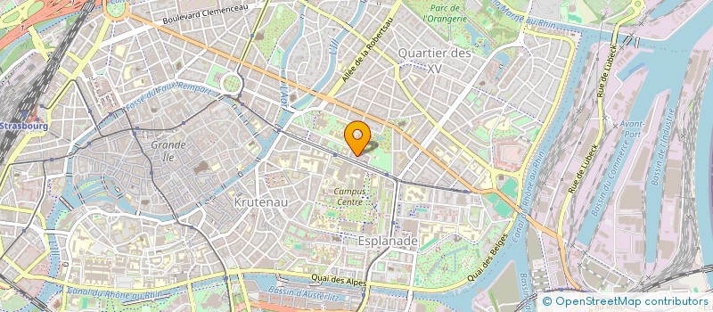 localisation de l'entreprise SCI SEVE  STRASBOURG