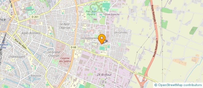 localisation de l'entreprise SCI SEVE à VALENCE
