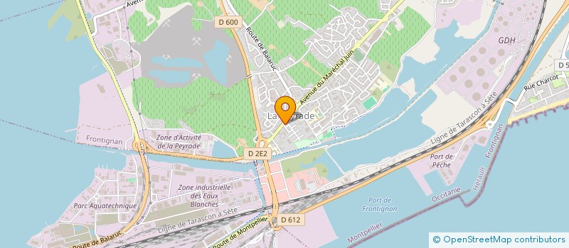 localisation de l'entreprise SCI SEVE MARINE à FRONTIGNAN