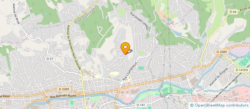 localisation de l'entreprise SCI SEVEA  BRIVE-LA-GAILLARDE