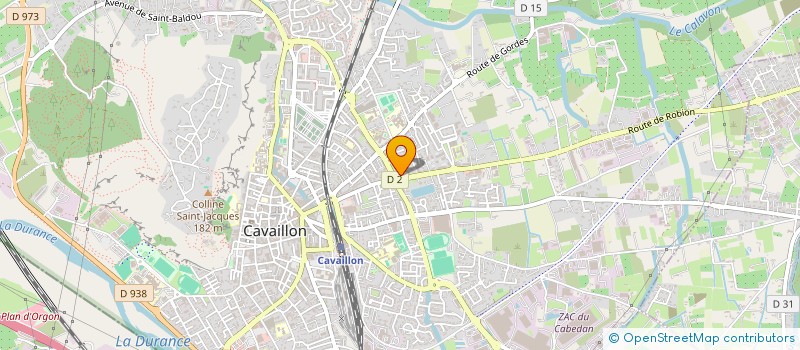 localisation de l'entreprise SCI SEVEAN  CAVAILLON