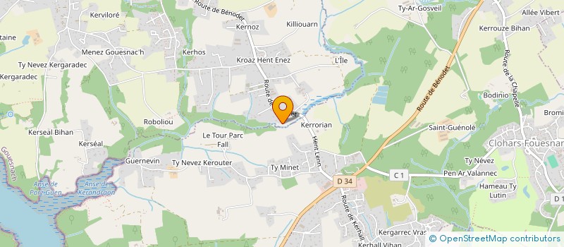 localisation de l'entreprise SCI SEVEL  GOUESNACH