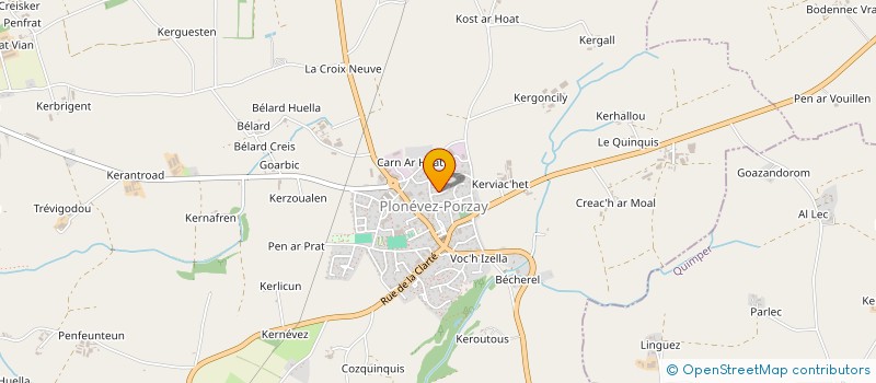 localisation de l'entreprise SCI SEVEL  PLONEVEZ-PORZAY