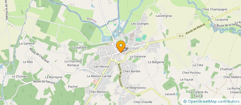 localisation de l'entreprise SCI SEVELO  SAINT AULAYE-PUYMANGOU